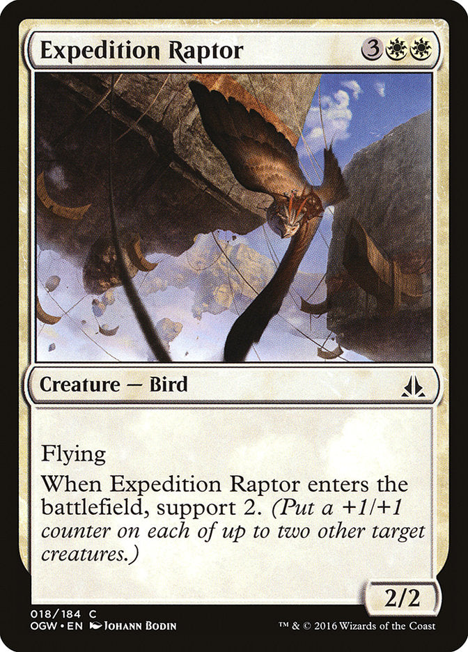 Expedition Raptor - (Foil): Oath of the Gatewatch