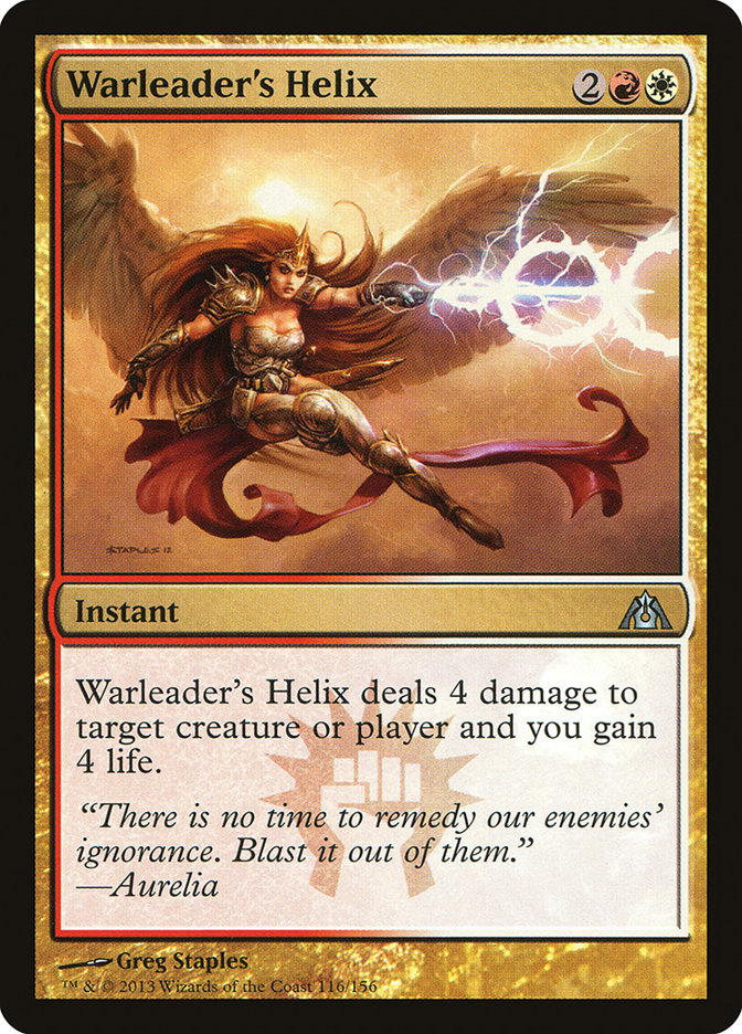 Warleader's Helix - (Foil): Dragon's Maze