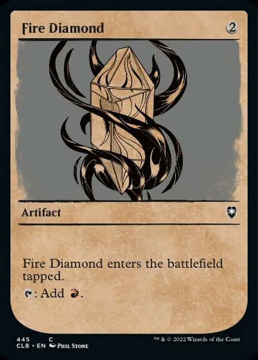 Fire Diamond (Showcase) - (Foil): Commander Legends: Battle for Baldur's Gate