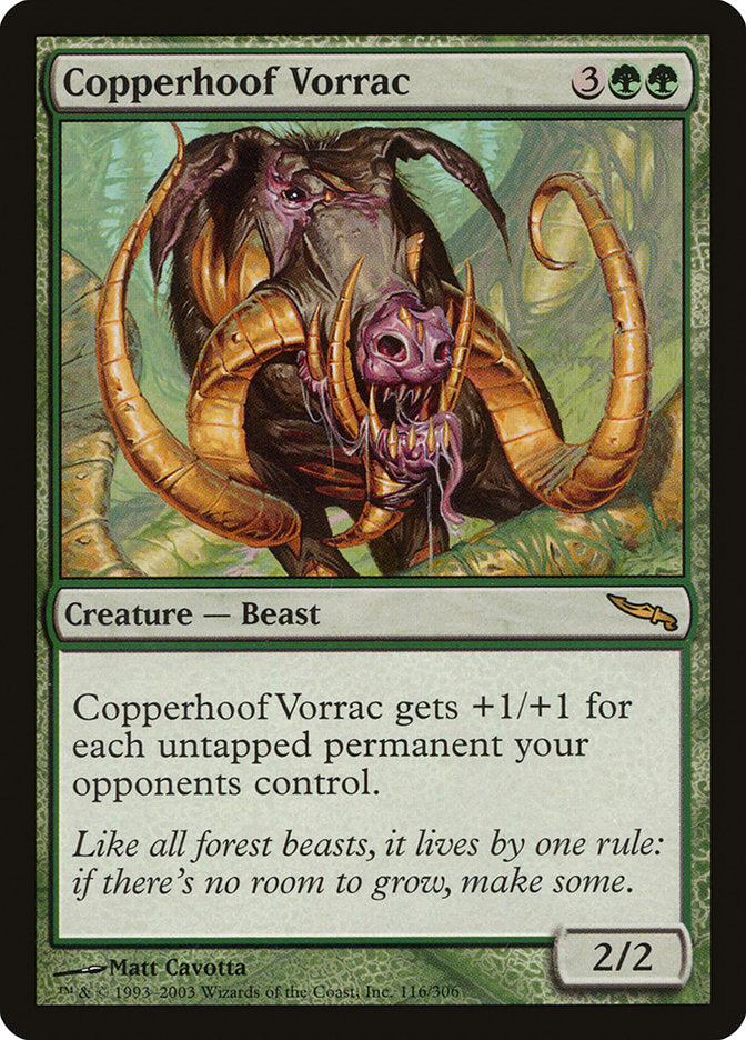 Copperhoof Vorrac: Mirrodin