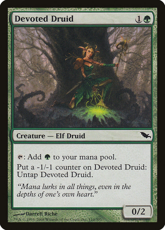 Devoted Druid - (Foil): Shadowmoor