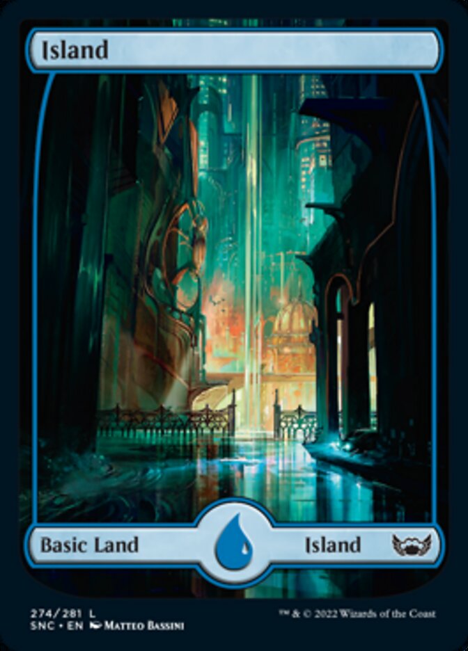 Island (#274) (Full Art): Streets of New Capenna