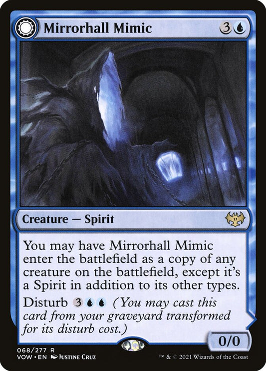 Mirrorhall Mimic // Ghastly Mimicry: Innistrad: Crimson Vow