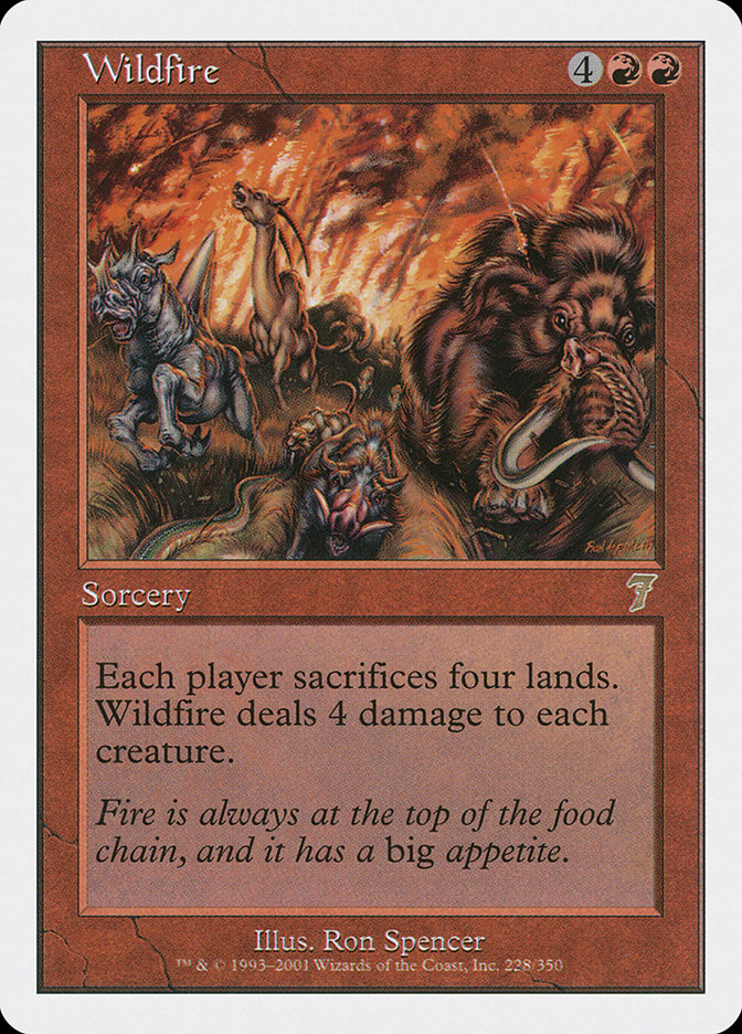 Wildfire - (Foil): Seventh Edition