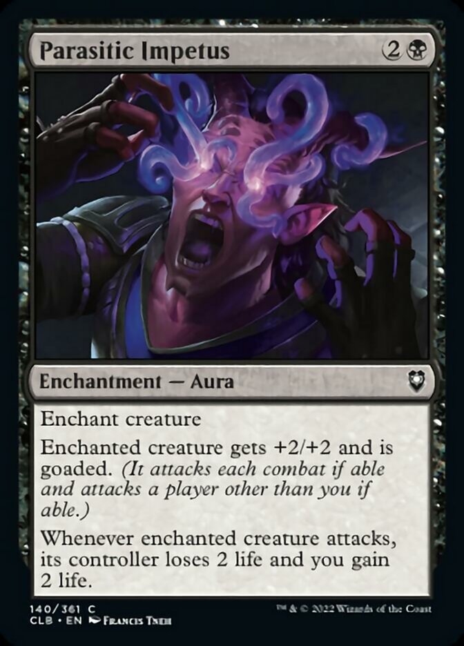 Parasitic Impetus - (Foil): Commander Legends: Battle for Baldur's Gate