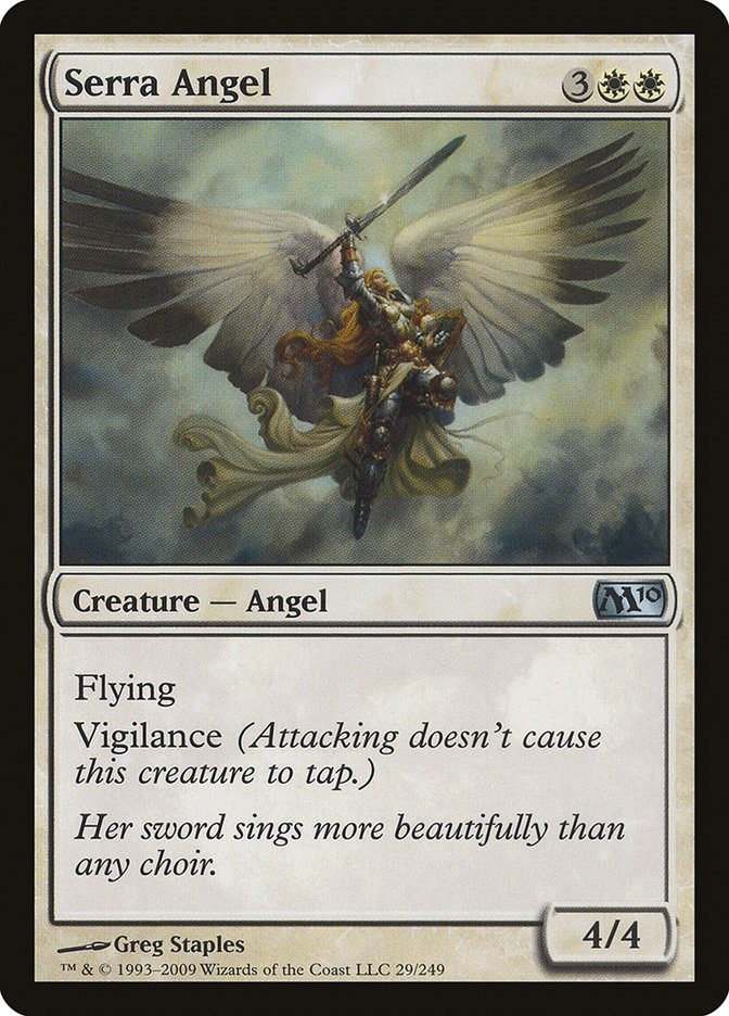 Serra Angel - (Foil): Magic 2010