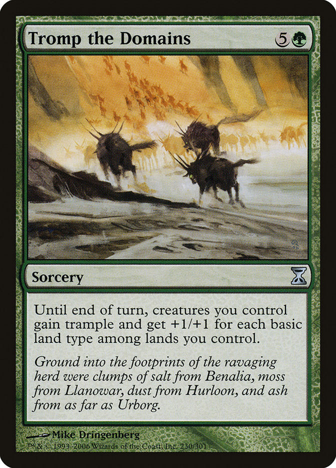 Tromp the Domains - (Foil): Time Spiral