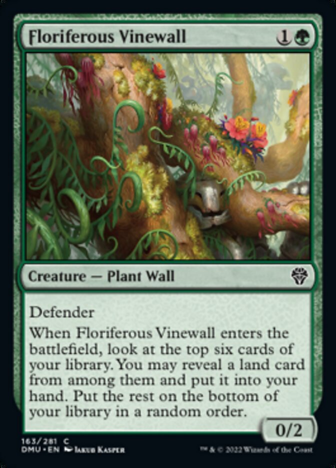 Floriferous Vinewall: Dominaria United