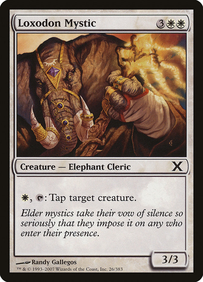 Loxodon Mystic - (Foil): Tenth Edition