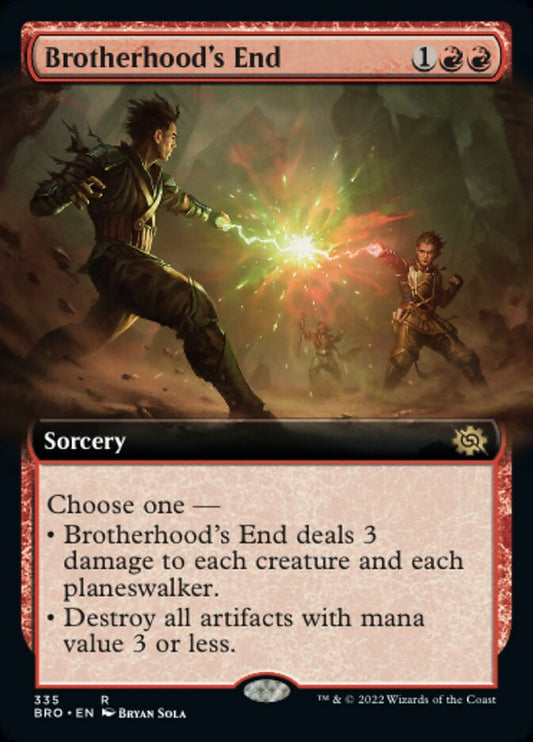 Brotherhood's End (Extended Art) - (Foil): The Brothers' War