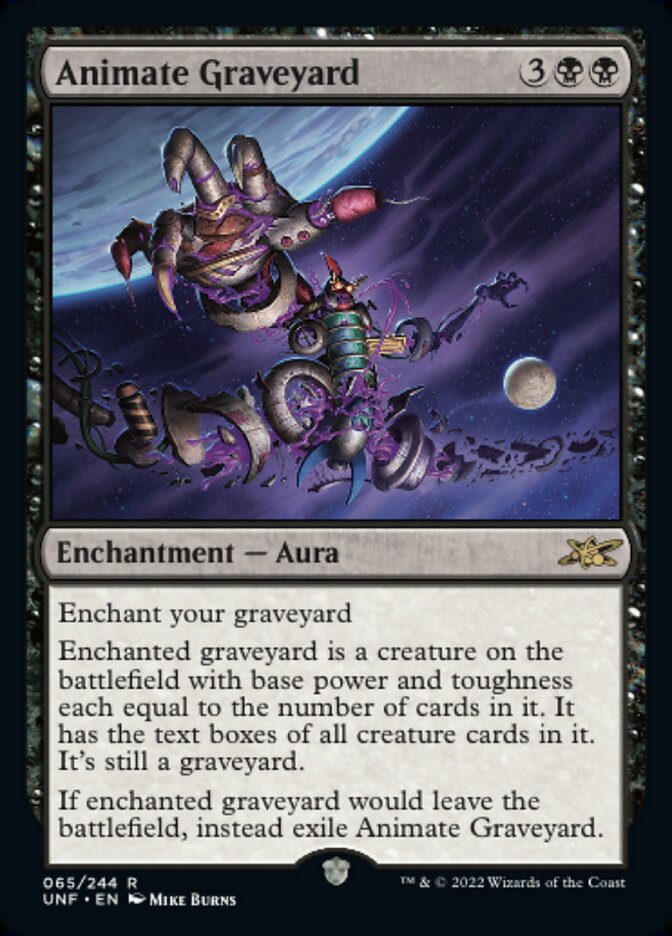 Animate Graveyard - (Foil): Unfinity