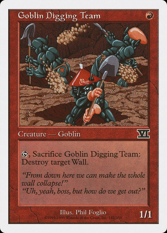 Goblin Digging Team: Classic Sixth Edition