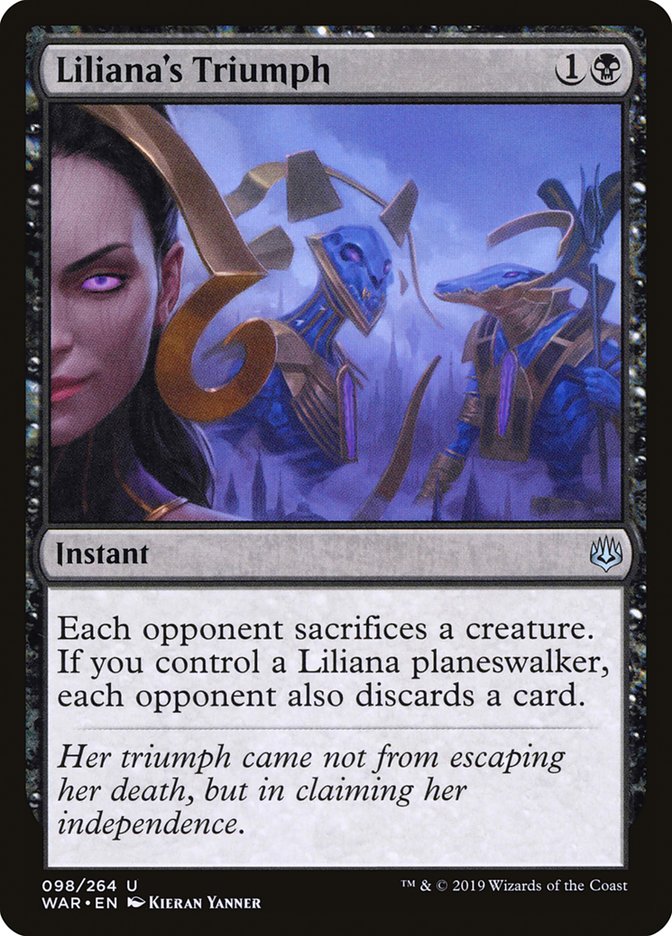 Liliana's Triumph - (Foil): War of the Spark