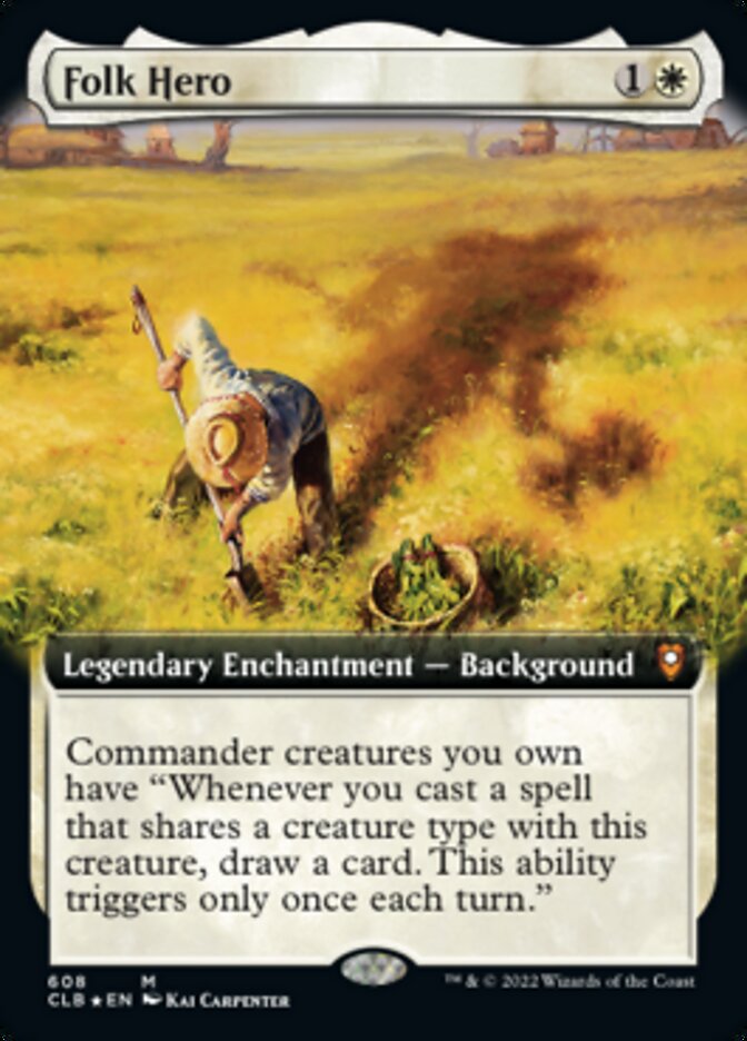 Folk Hero (Extended Art): Commander Legends: Battle for Baldur's Gate