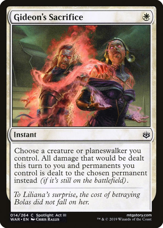 Gideon's Sacrifice - (Foil): War of the Spark