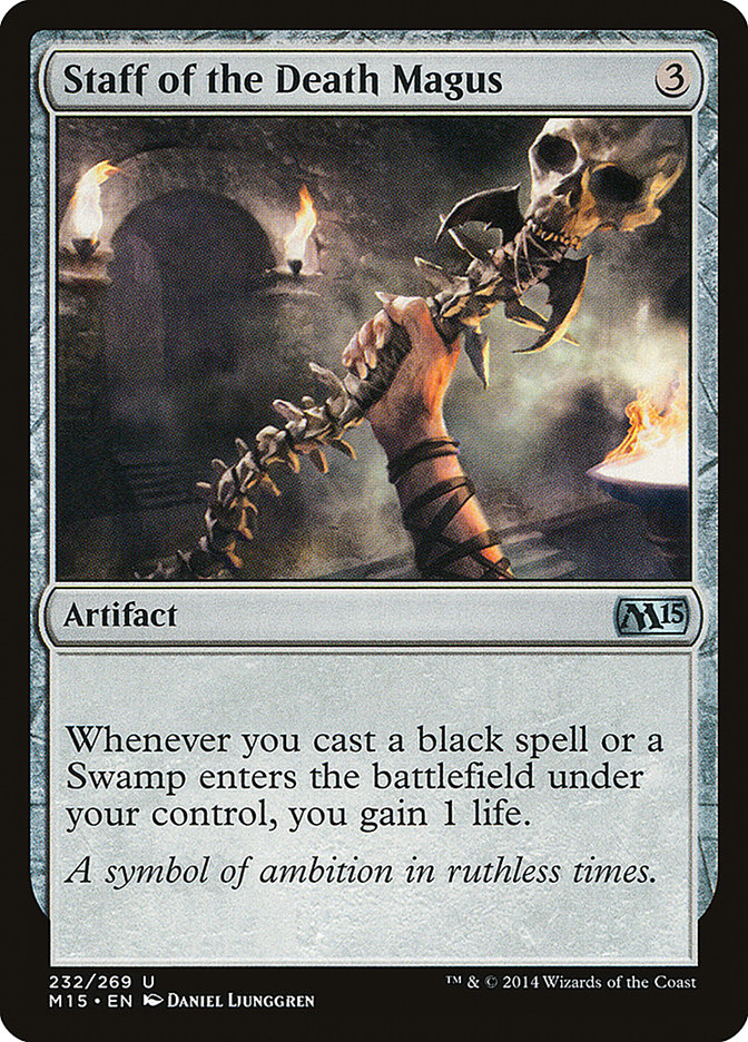 Staff of the Death Magus - (Foil): Magic 2015