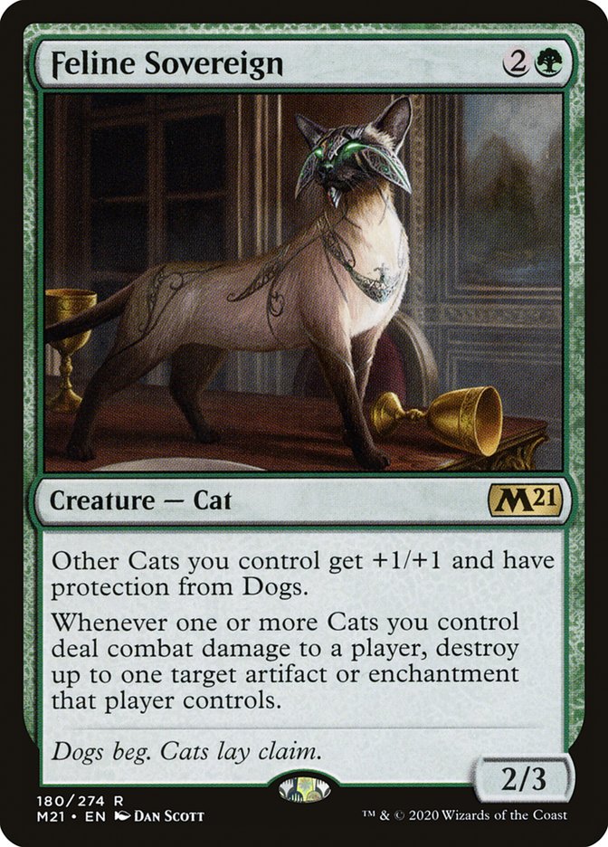 Feline Sovereign - (Foil): Core Set 2021