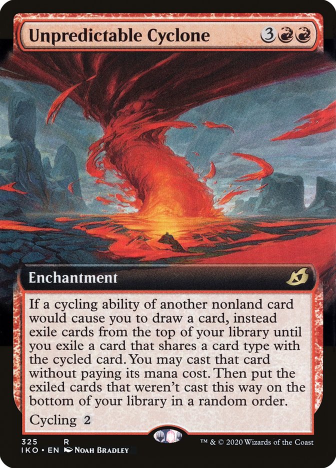 Unpredictable Cyclone (Extended Art) - (Foil): Ikoria: Lair of Behemoths
