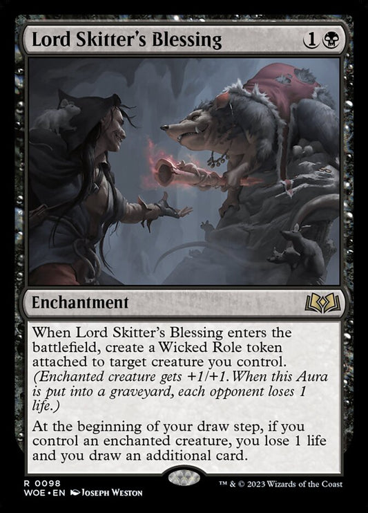 Lord Skitter's Blessing - (Foil): Wilds of Eldraine