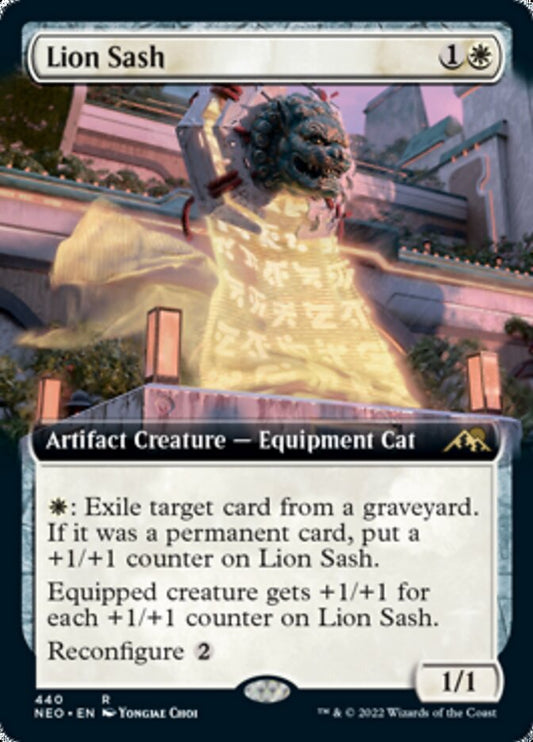 Lion Sash (Extended Art): Kamigawa: Neon Dynasty