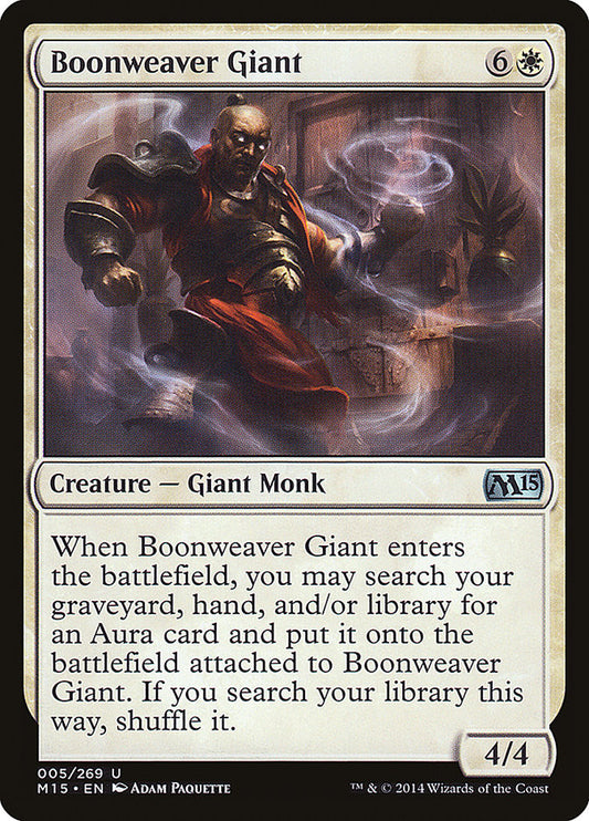 Boonweaver Giant: Magic 2015