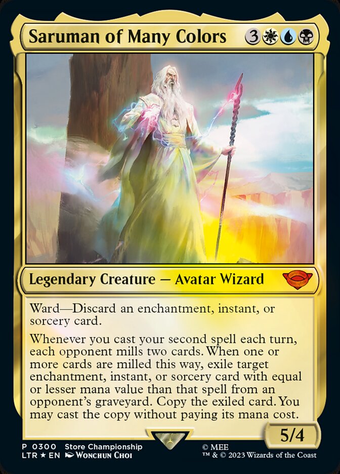 Saruman of Many Colors - (Foil): The Lord of the Rings: Tales of Middle-earth