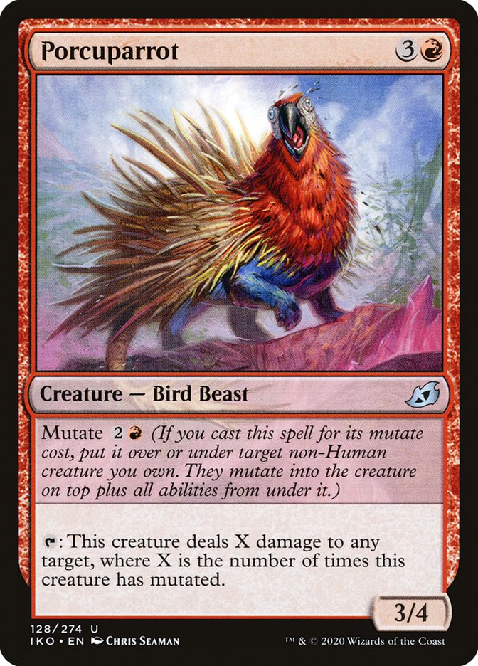 Porcuparrot - (Foil): Ikoria: Lair of Behemoths