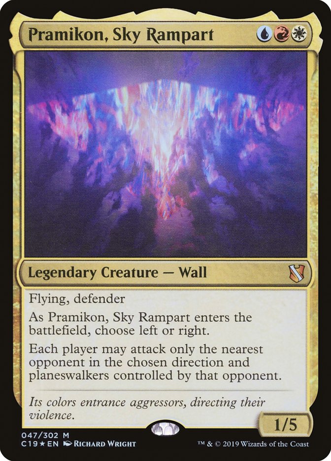 Pramikon, Sky Rampart - (Foil): Commander 2019
