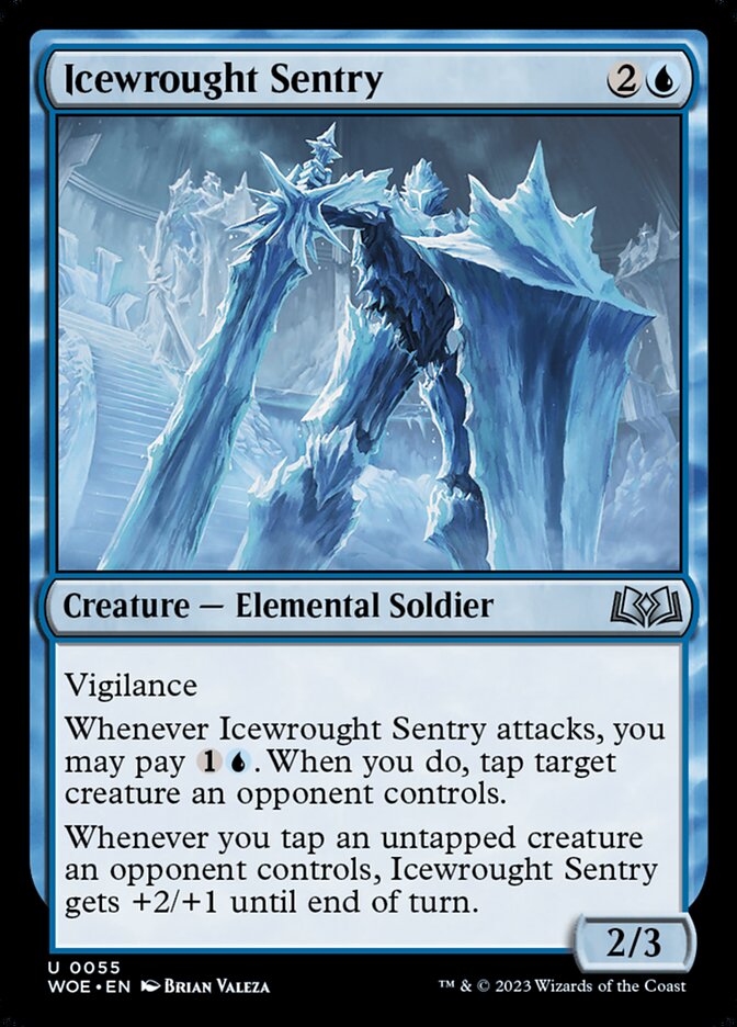 Icewrought Sentry - (Foil): Wilds of Eldraine