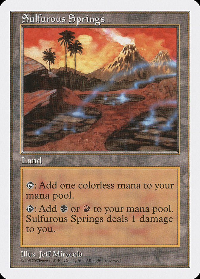 Sulfurous Springs: Fifth Edition