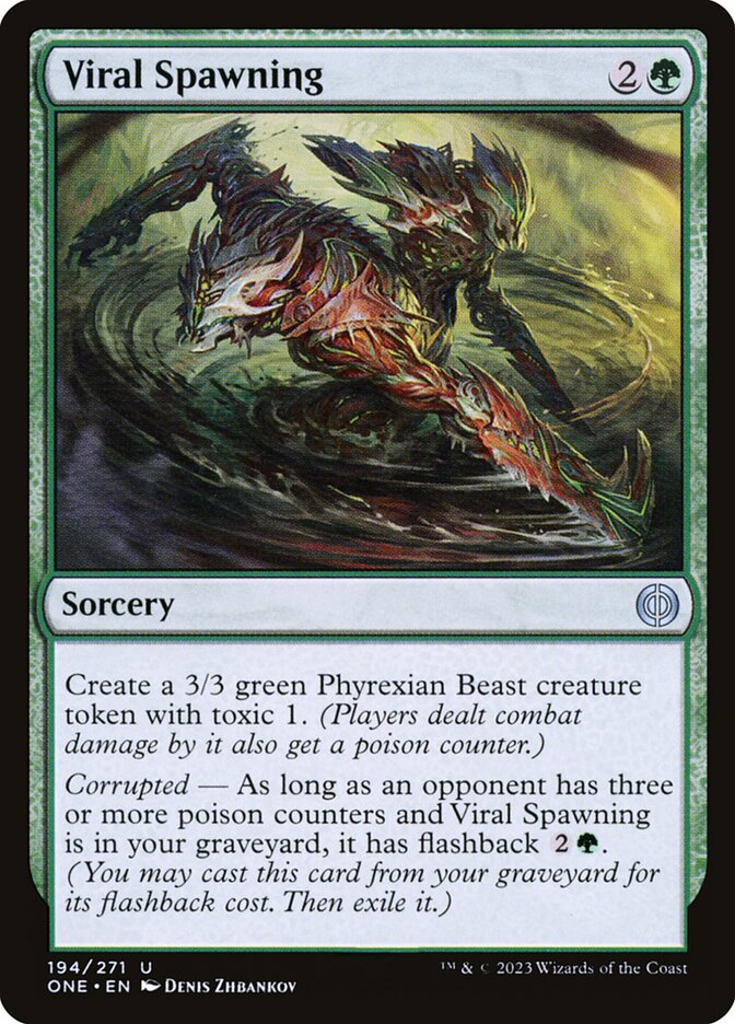 Viral Spawning - (Foil): Phyrexia: All Will Be One