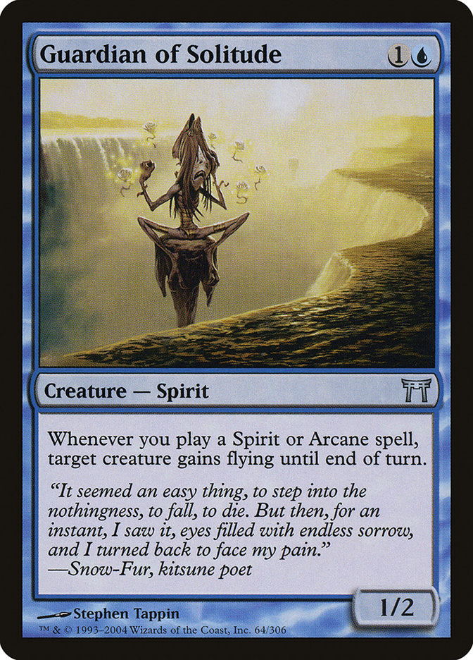 Guardian of Solitude - (Foil): Champions of Kamigawa