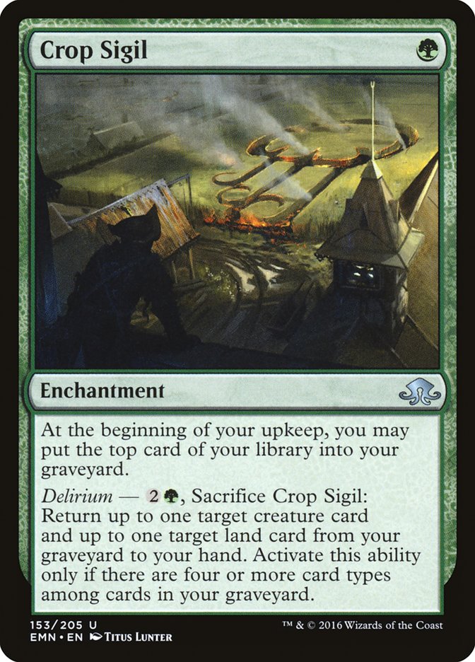 Crop Sigil - (Foil): Eldritch Moon