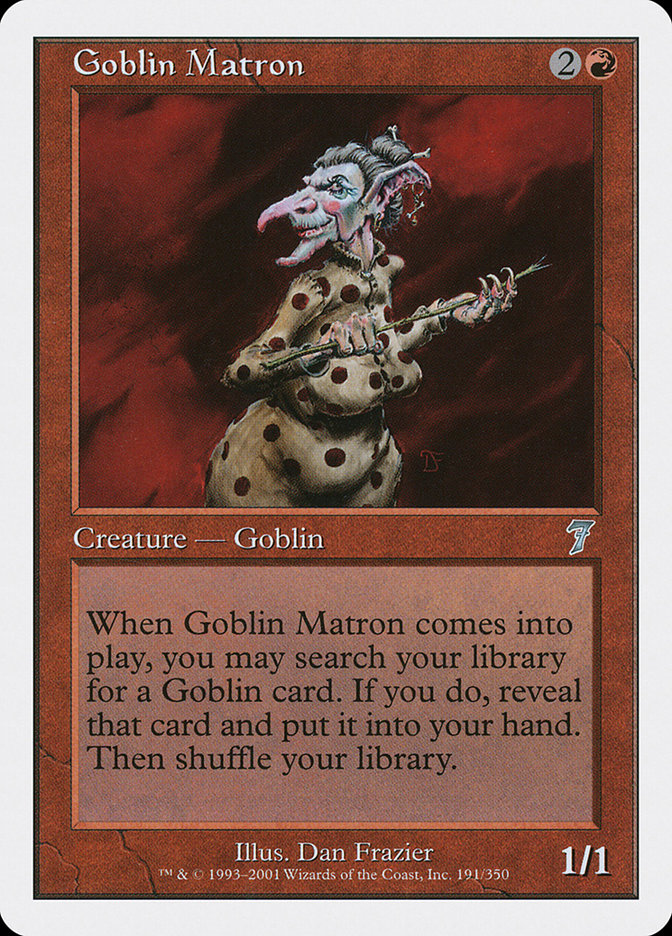Goblin Matron - (Foil): Seventh Edition