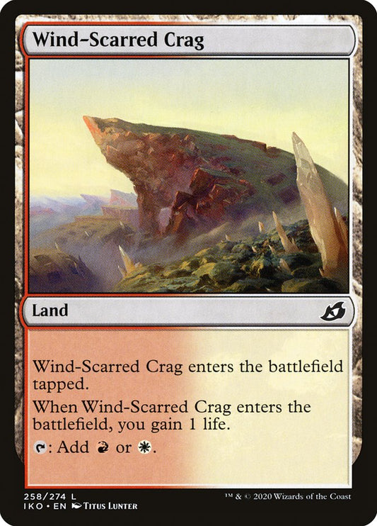 Wind-Scarred Crag - (Foil): Ikoria: Lair of Behemoths