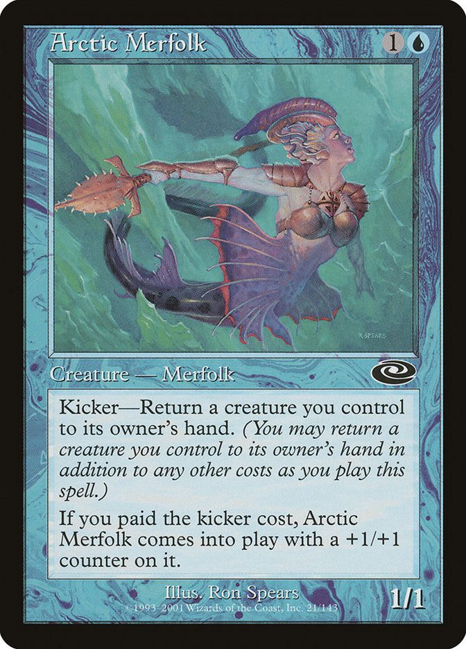 Arctic Merfolk - (Foil): Planeshift