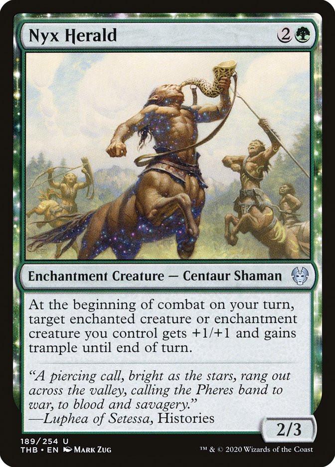 Nyx Herald - (Foil): Theros Beyond Death