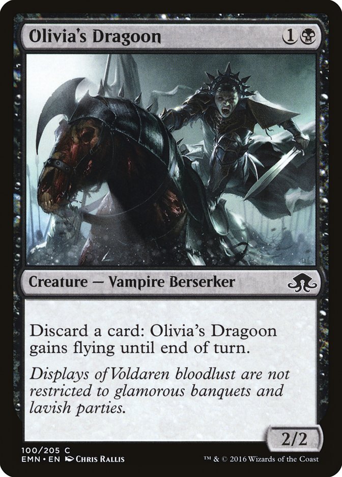 Olivia's Dragoon - (Foil): Eldritch Moon
