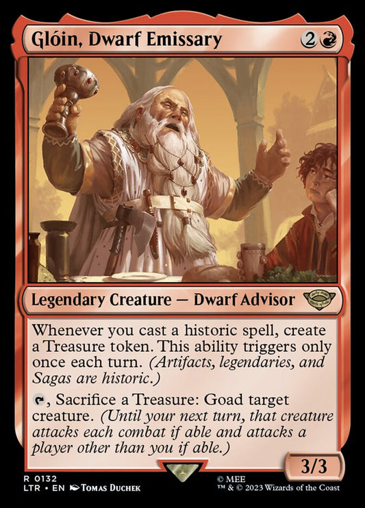 Glóin, Dwarf Emissary - (Foil): The Lord of the Rings: Tales of Middle-earth