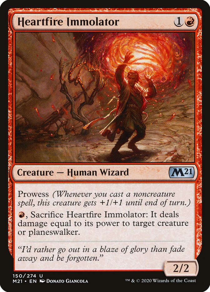 Heartfire Immolator: Core Set 2021