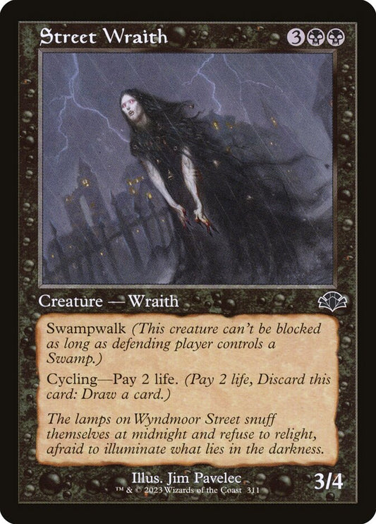 Street Wraith (Retro Frame): Dominaria Remastered