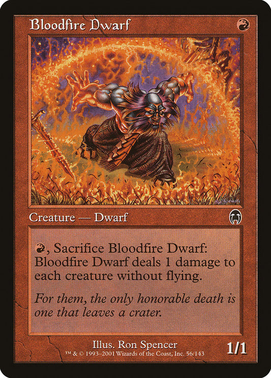 Bloodfire Dwarf - (Foil): Apocalypse