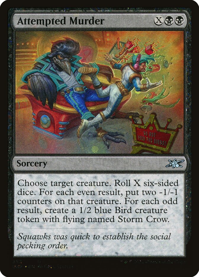 Attempted Murder (Galaxy Foil) - (Foil): Unfinity