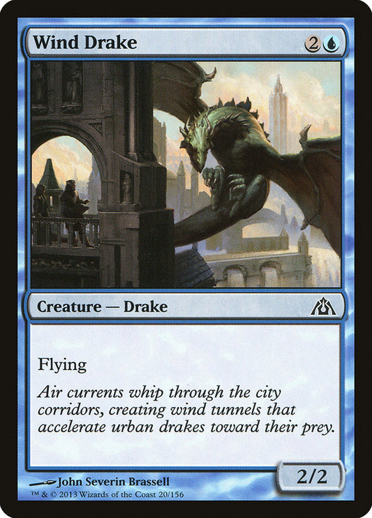 Wind Drake - (Foil): Dragon's Maze