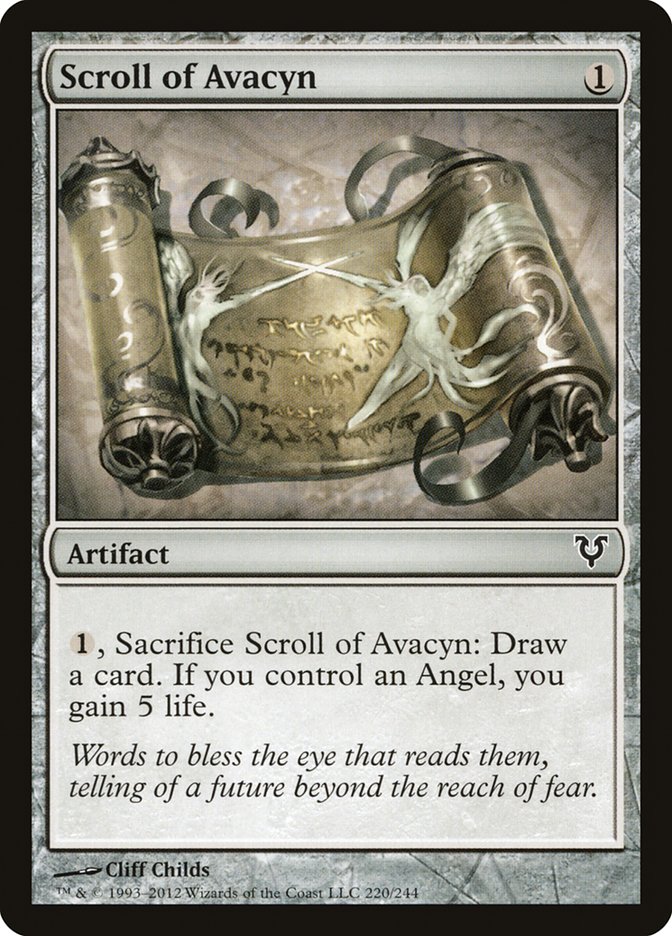 Scroll of Avacyn: Avacyn Restored