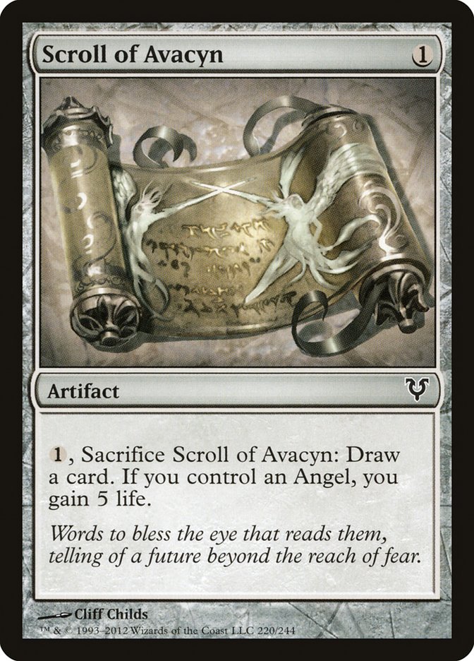 Scroll of Avacyn - (Foil): Avacyn Restored