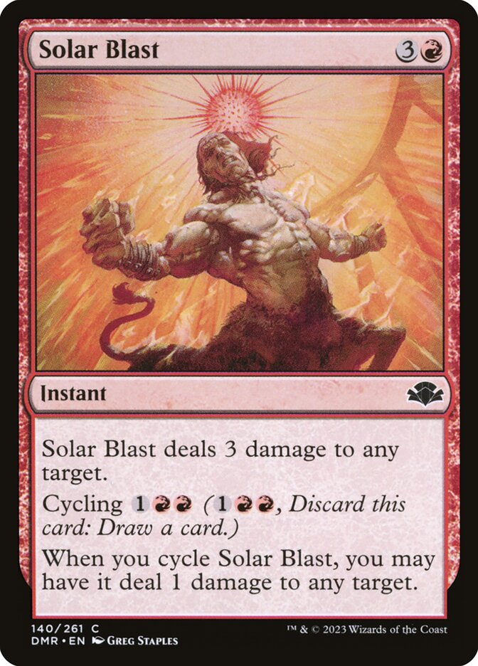Solar Blast: Dominaria Remastered