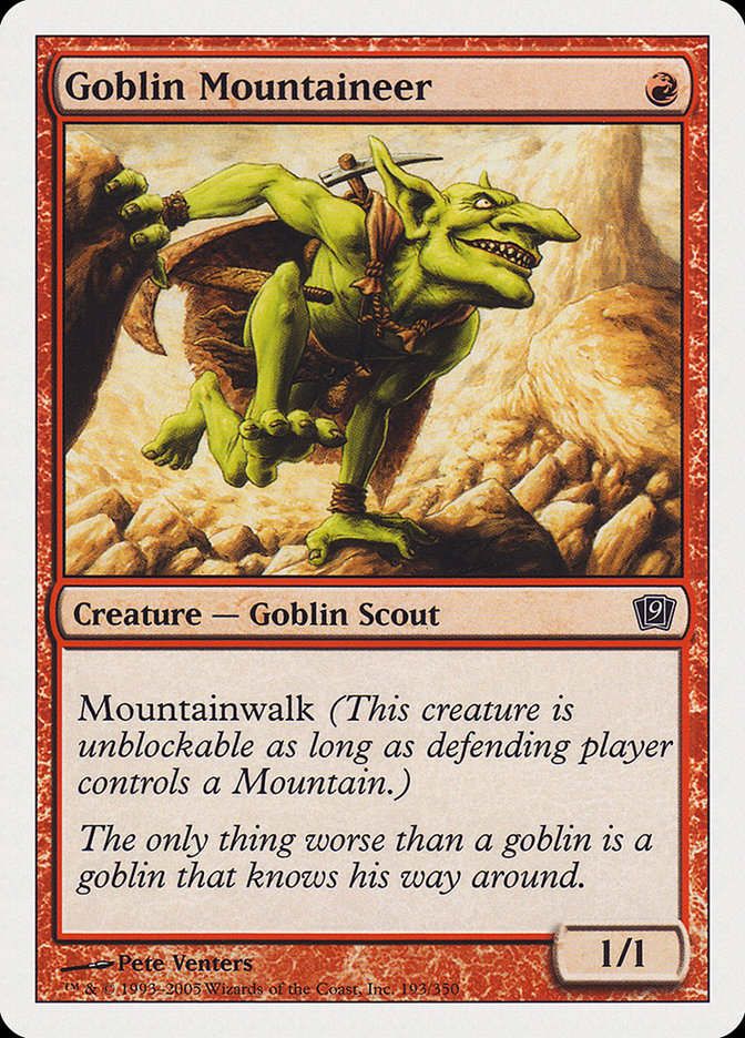 Goblin Mountaineer: Ninth Edition
