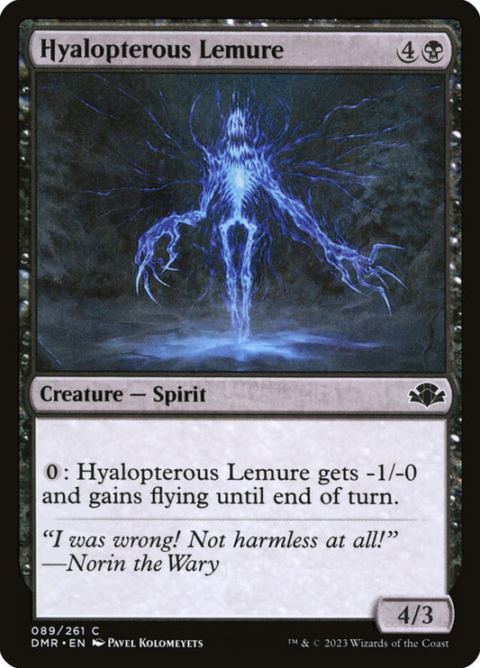 Hyalopterous Lemure - (Foil): Dominaria Remastered