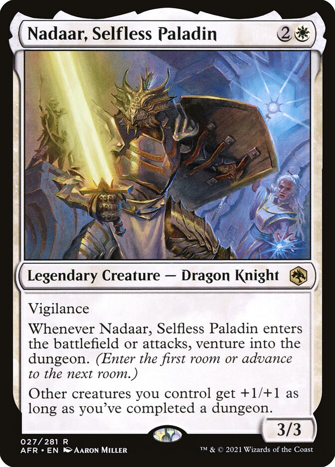 Nadaar, Selfless Paladin - (Foil): Adventures in the Forgotten Realms